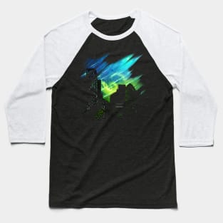 Alien Night Skies Baseball T-Shirt